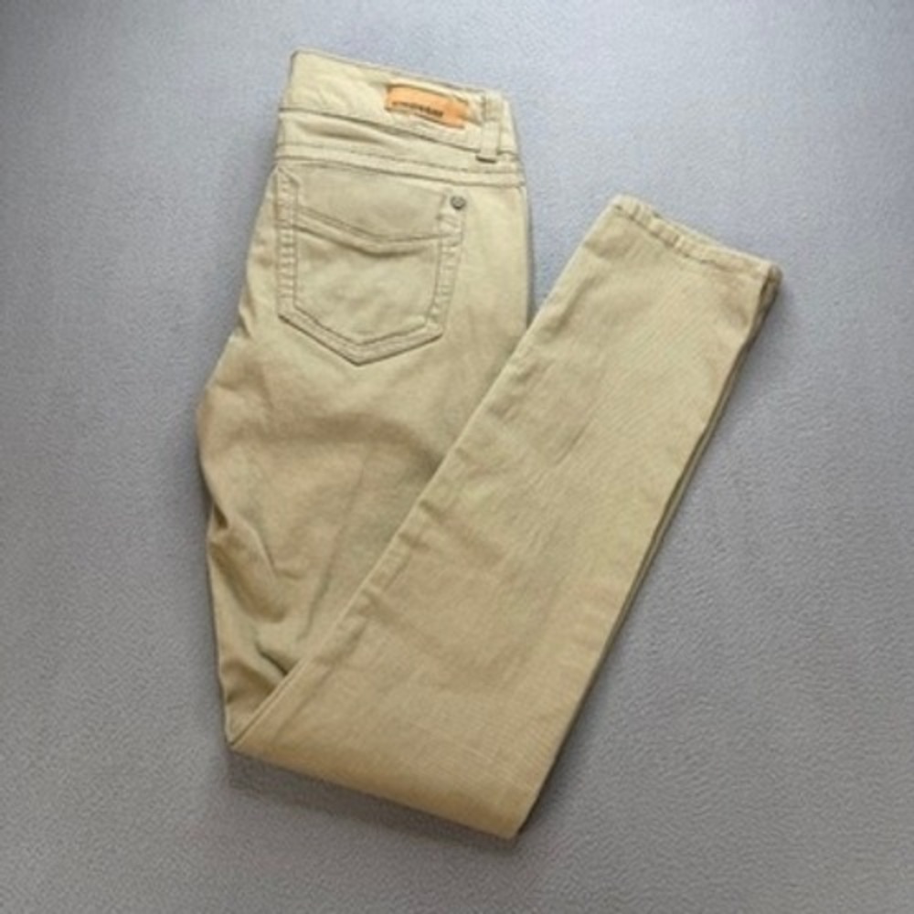Unionbay Lucy Skinny Pants Womens 9 Taupe Cotton Spandex Twill Casual Workwear